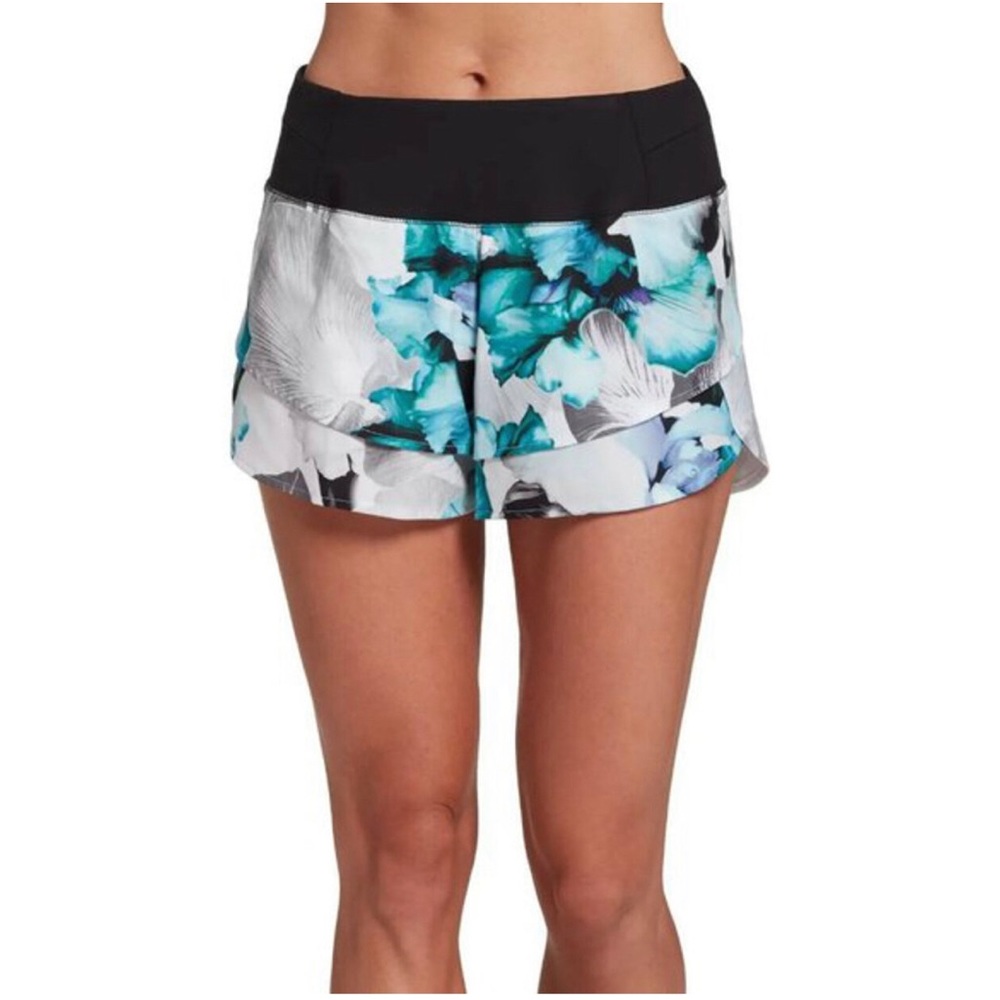 CALIA Anywhere Petal Hem Running Printed Shorts Size XL - Picture 1 of 10